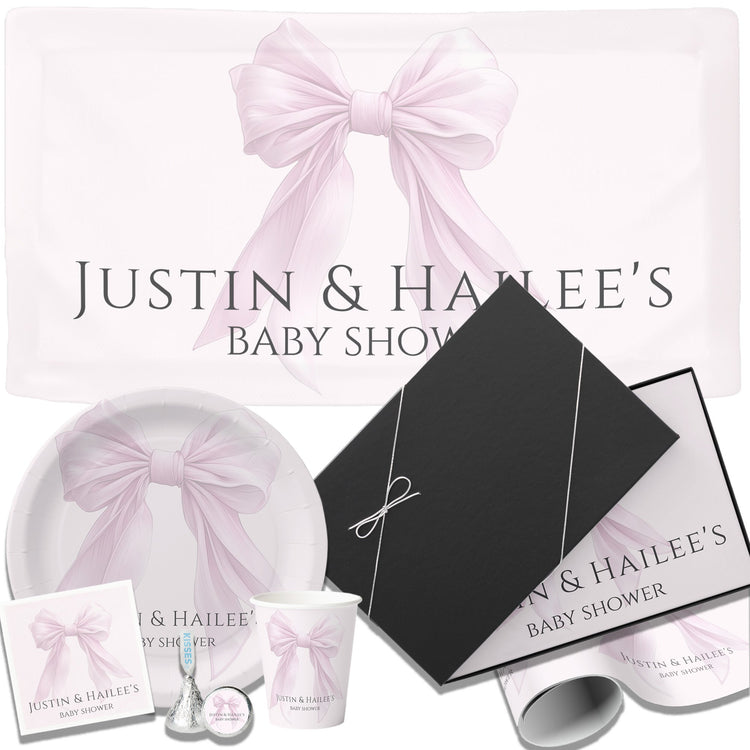 Pink Bow Baby Shower