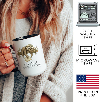 Lifestyle Photo #3 My Spirit Animal Is a Nap Sloth Mug