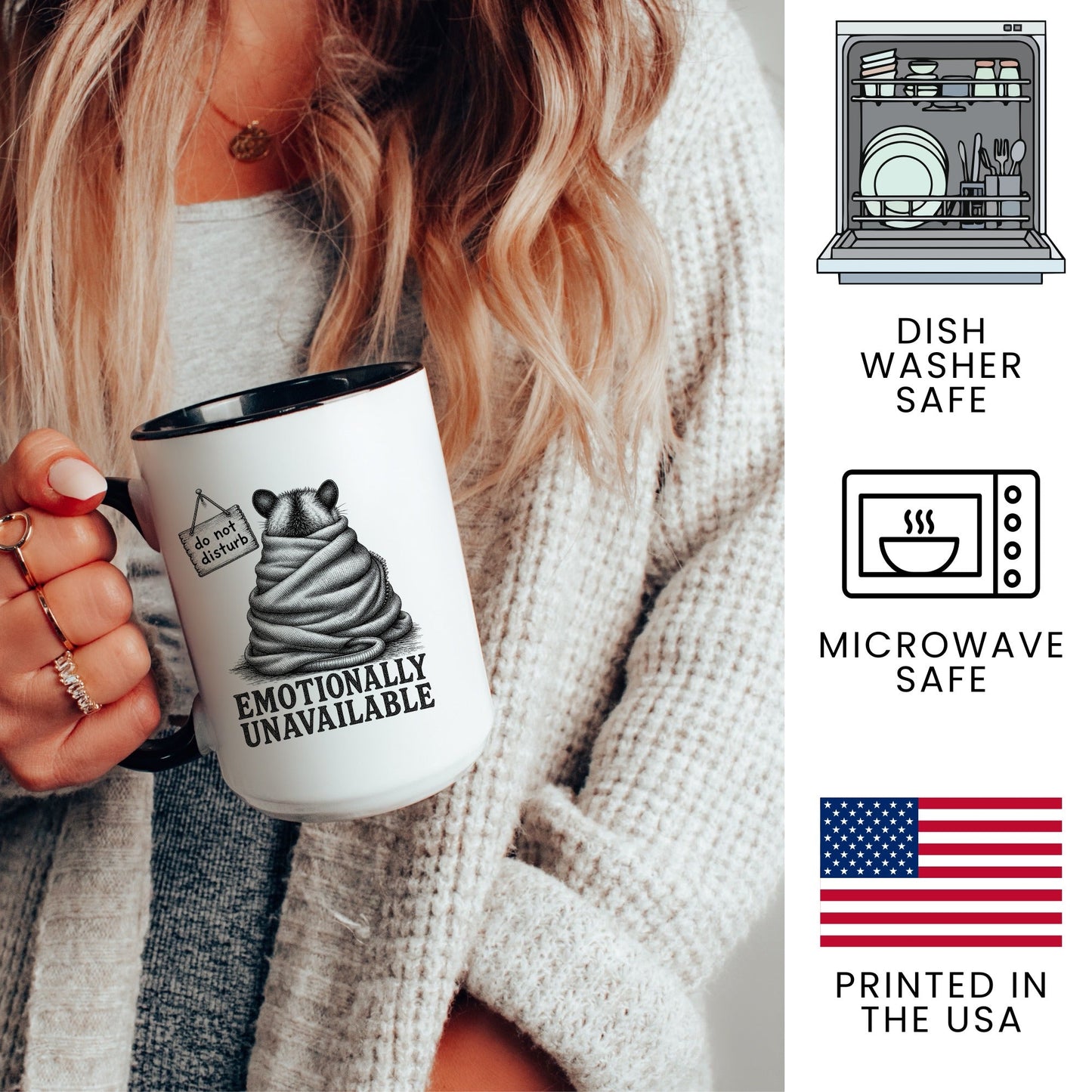 Emotionally Unavailable Opossum Mug