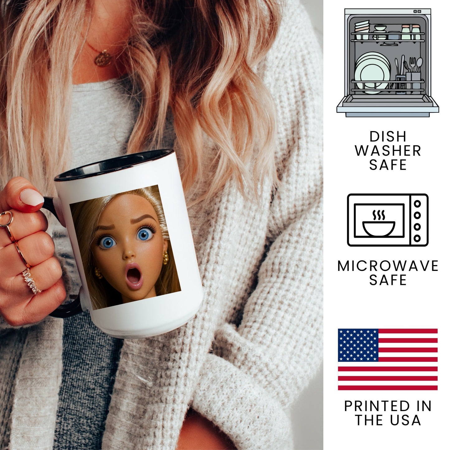 Offended Doll Face Mug