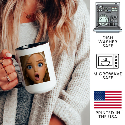 Offended Doll Face Mug