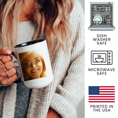 Unhinged Doll Face Mug