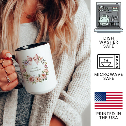 Elegantly Overstimulated Mug - lifestyle photo