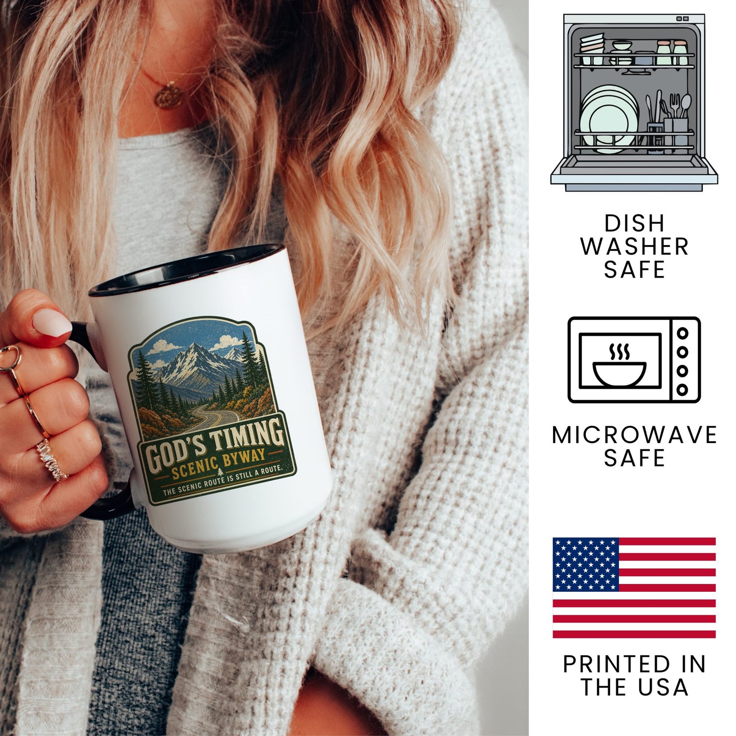 Lifestyle Photo #3 God's Timing Scenic Byway Mug
