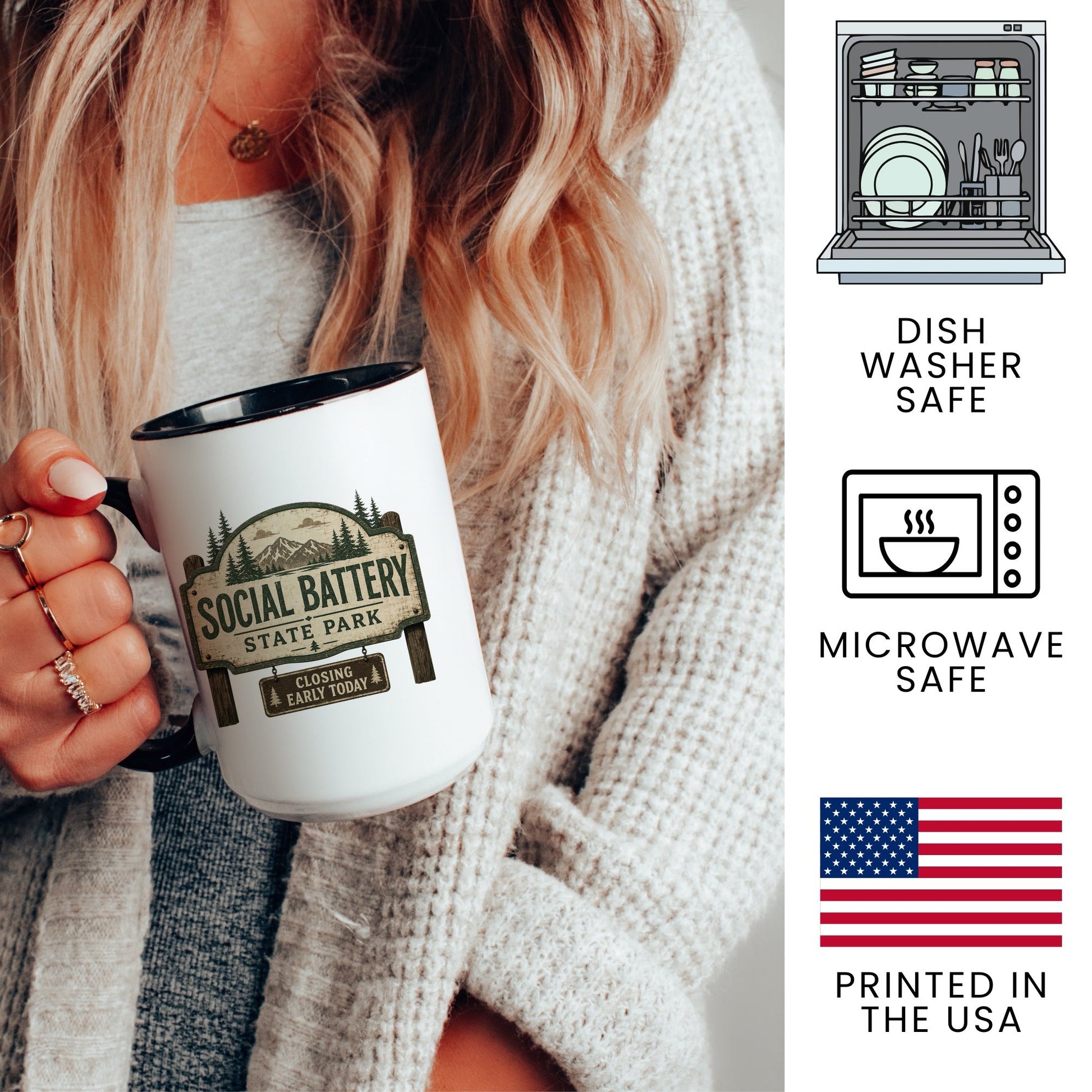 Lifestyle Photo #3 Social Battery State Park Mug