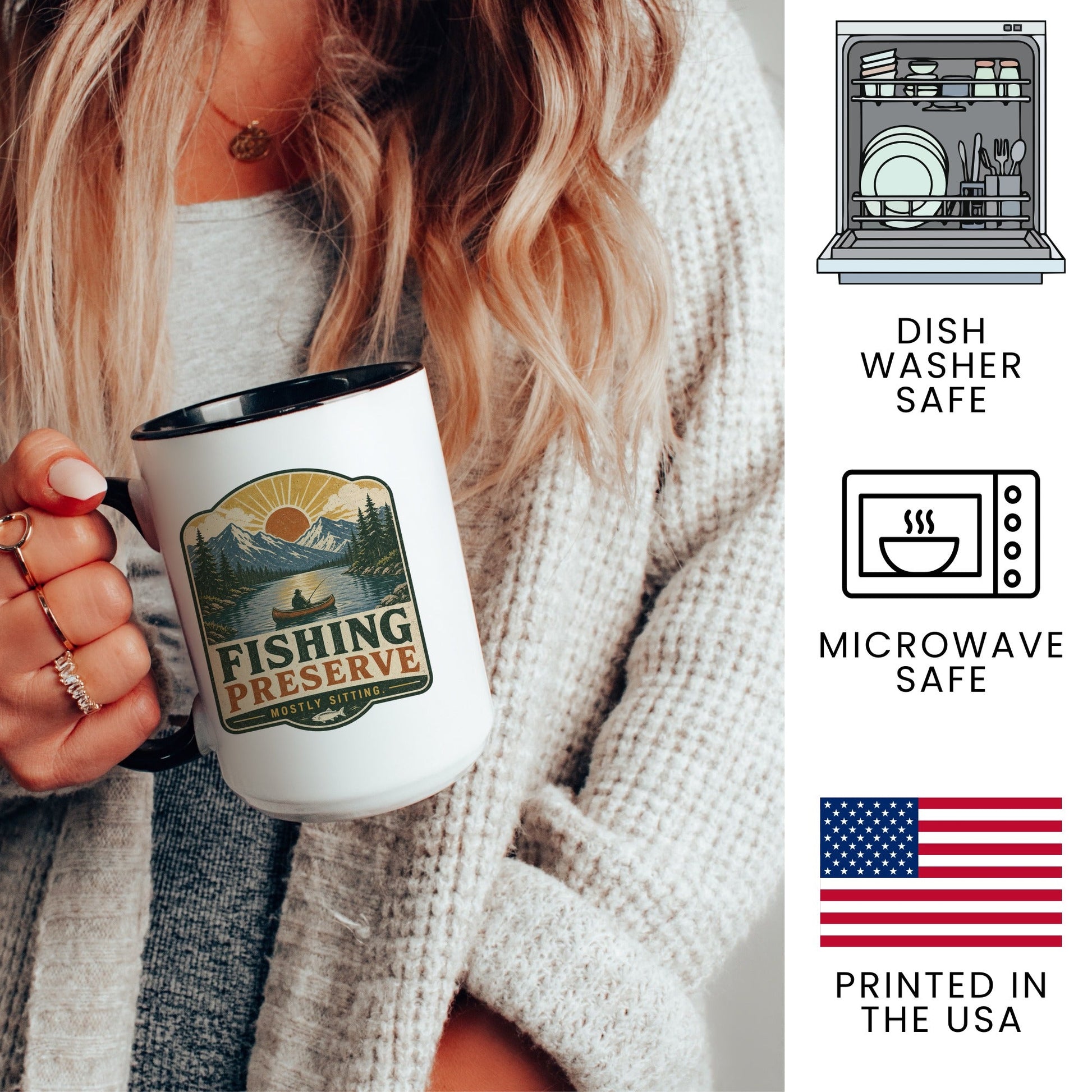 Lifestyle Photo #3 Fishing Preserve Mug