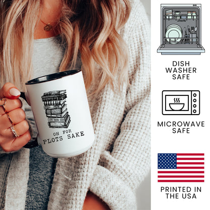 Oh For Plot's Sake Coffee Mug