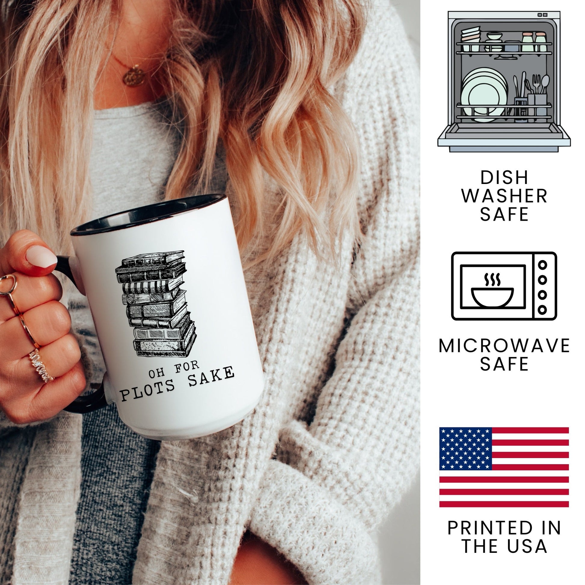 Oh For Plot's Sake coffee mug