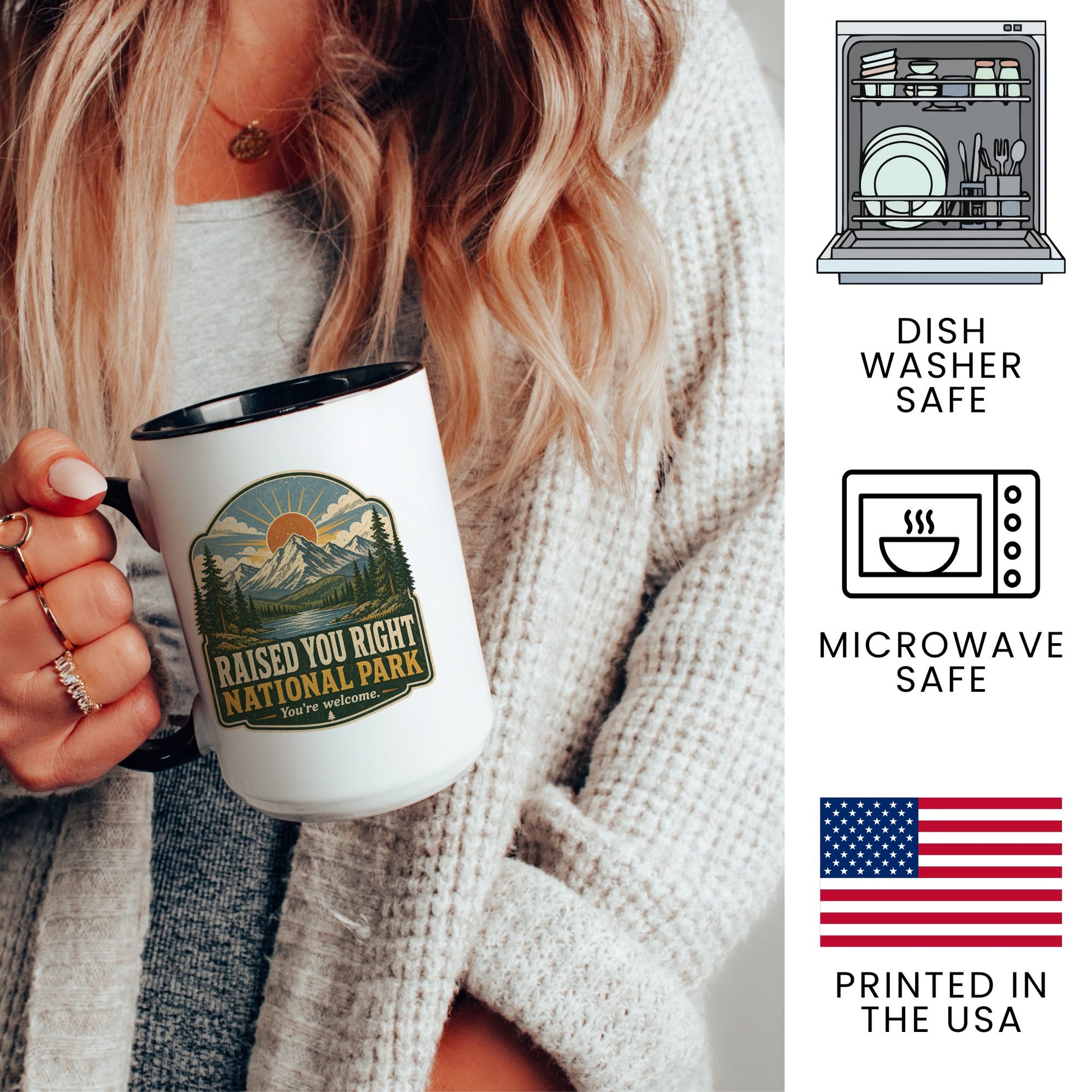 Lifestyle Photo #1 Raised You Right National Park Mug
