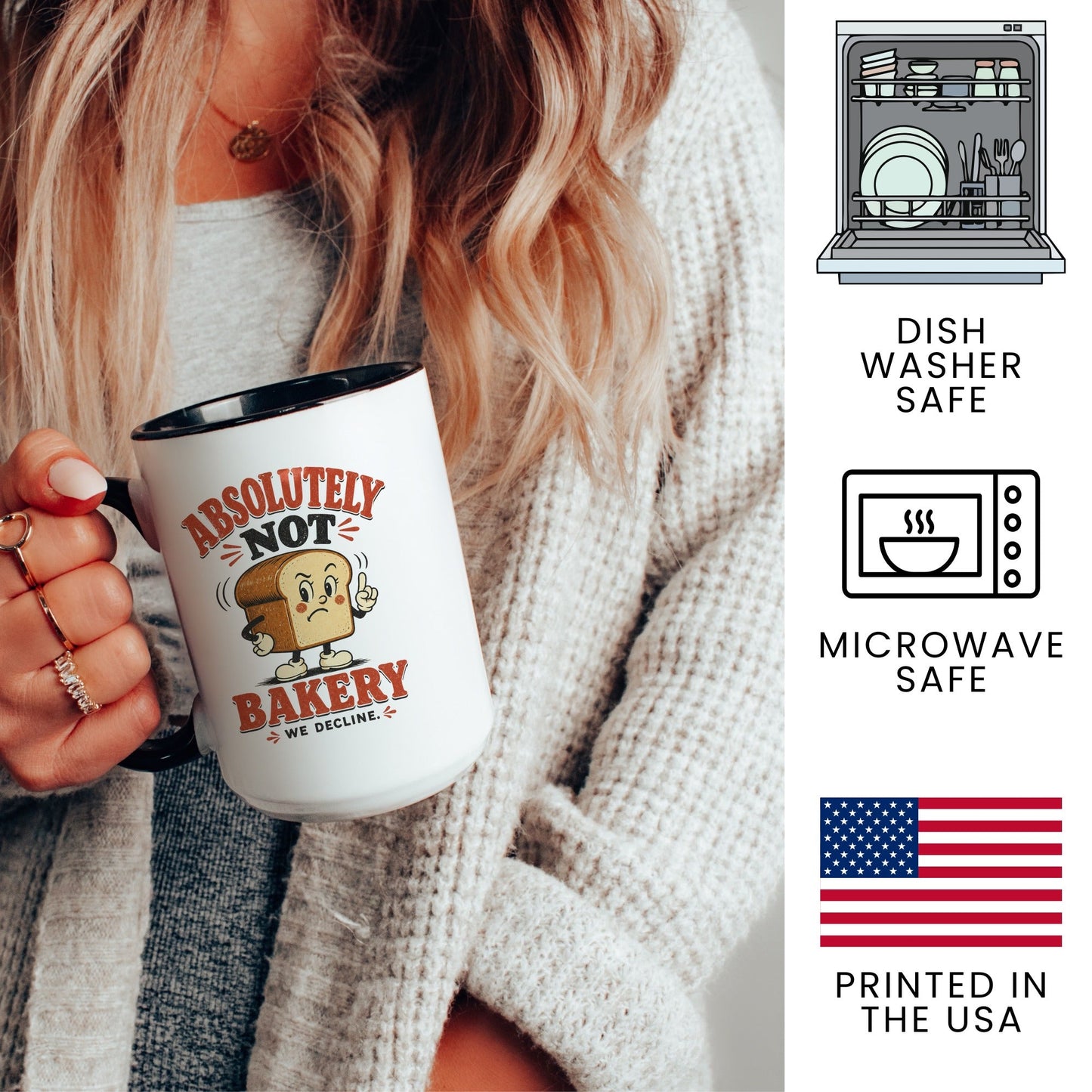 Absolutely Not Bakery Mug - lifestyle photo
