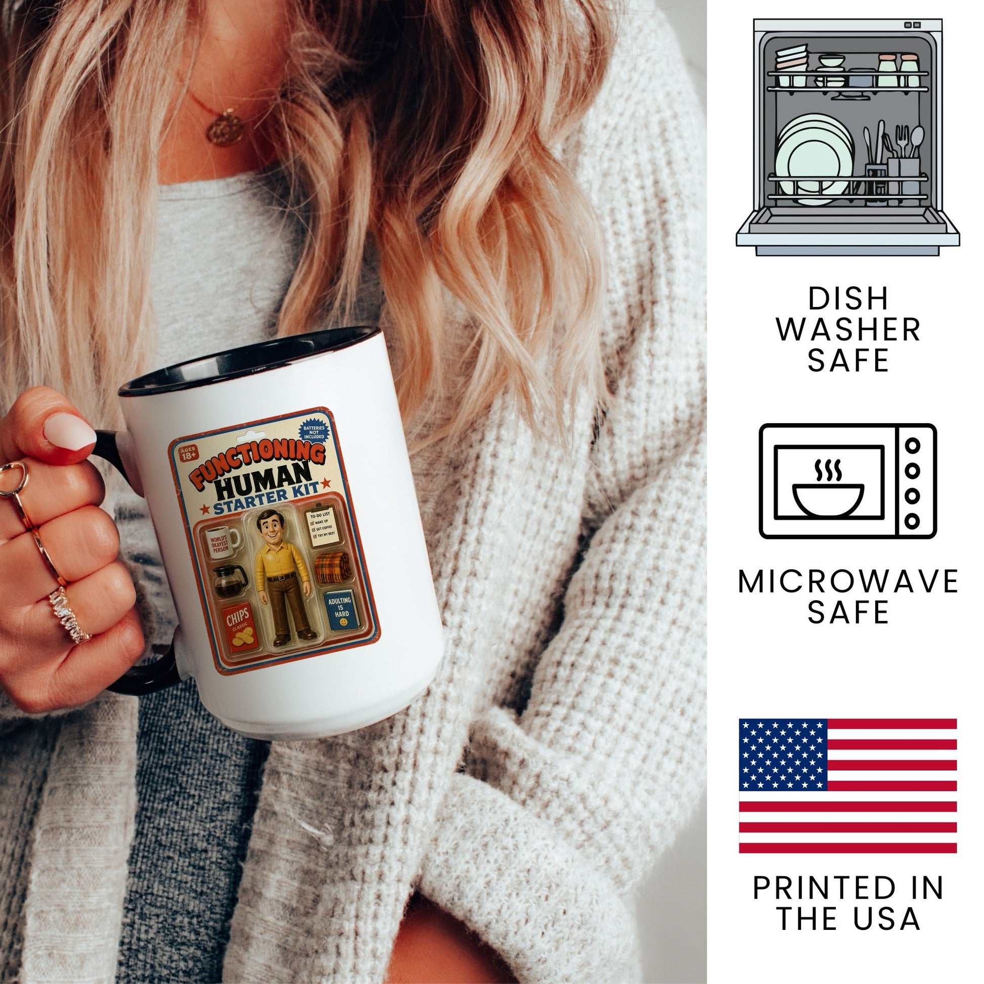 Functioning Human Starter Kit Mug - lifestyle photo