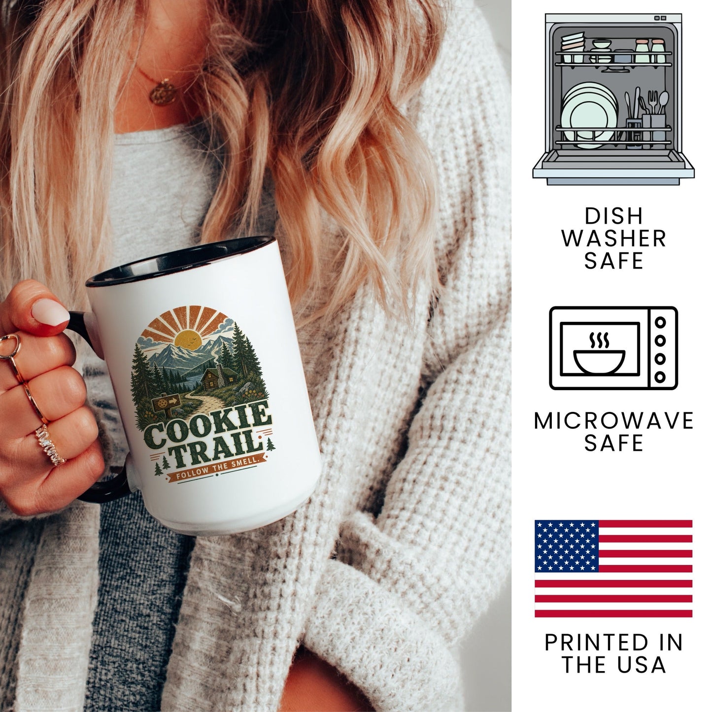 Cookie Trail Mug - lifestyle photo