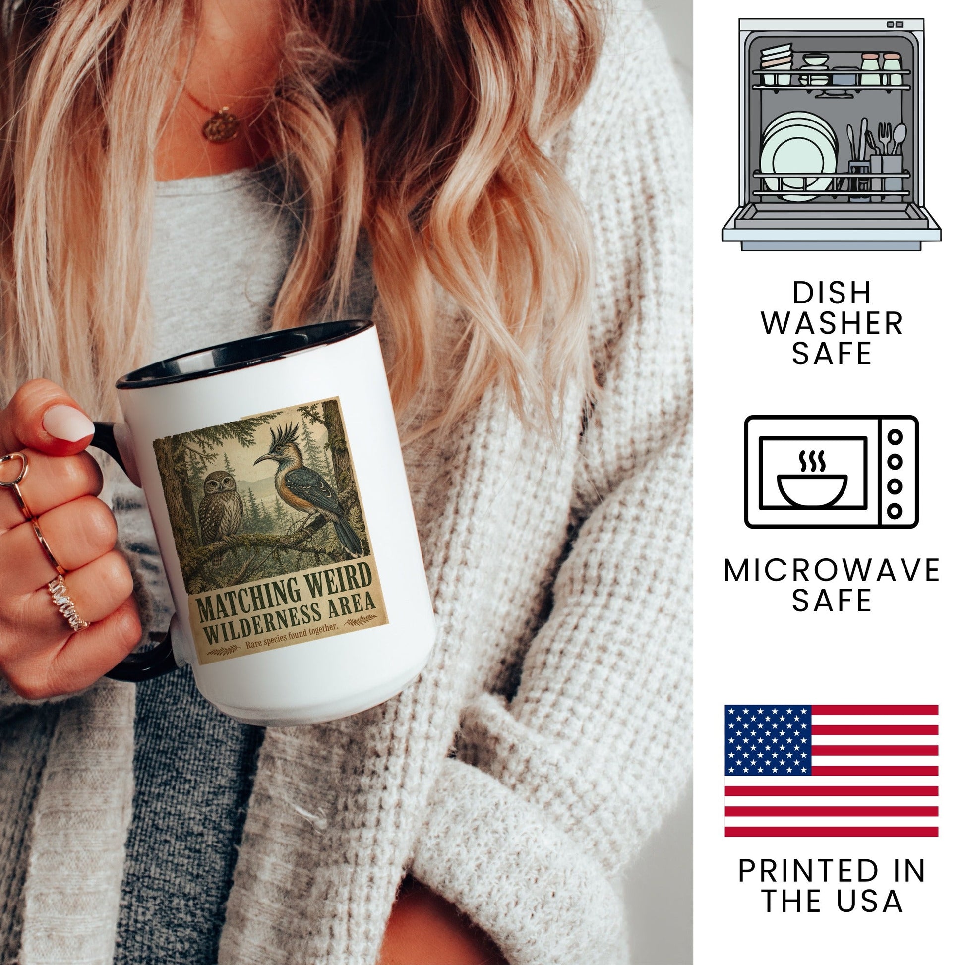 Lifestyle Photo #3 Matching Weird Wilderness Area Mug