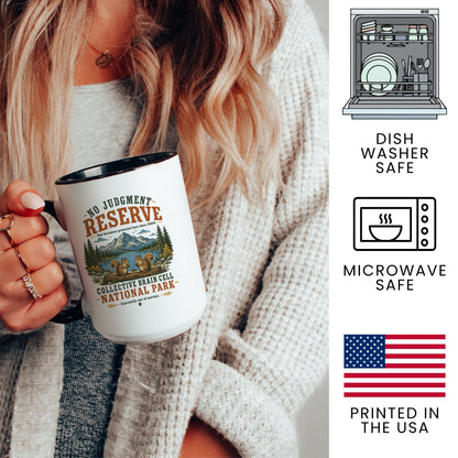 Lifestyle Photo #3 No Judgment Reserve Mug