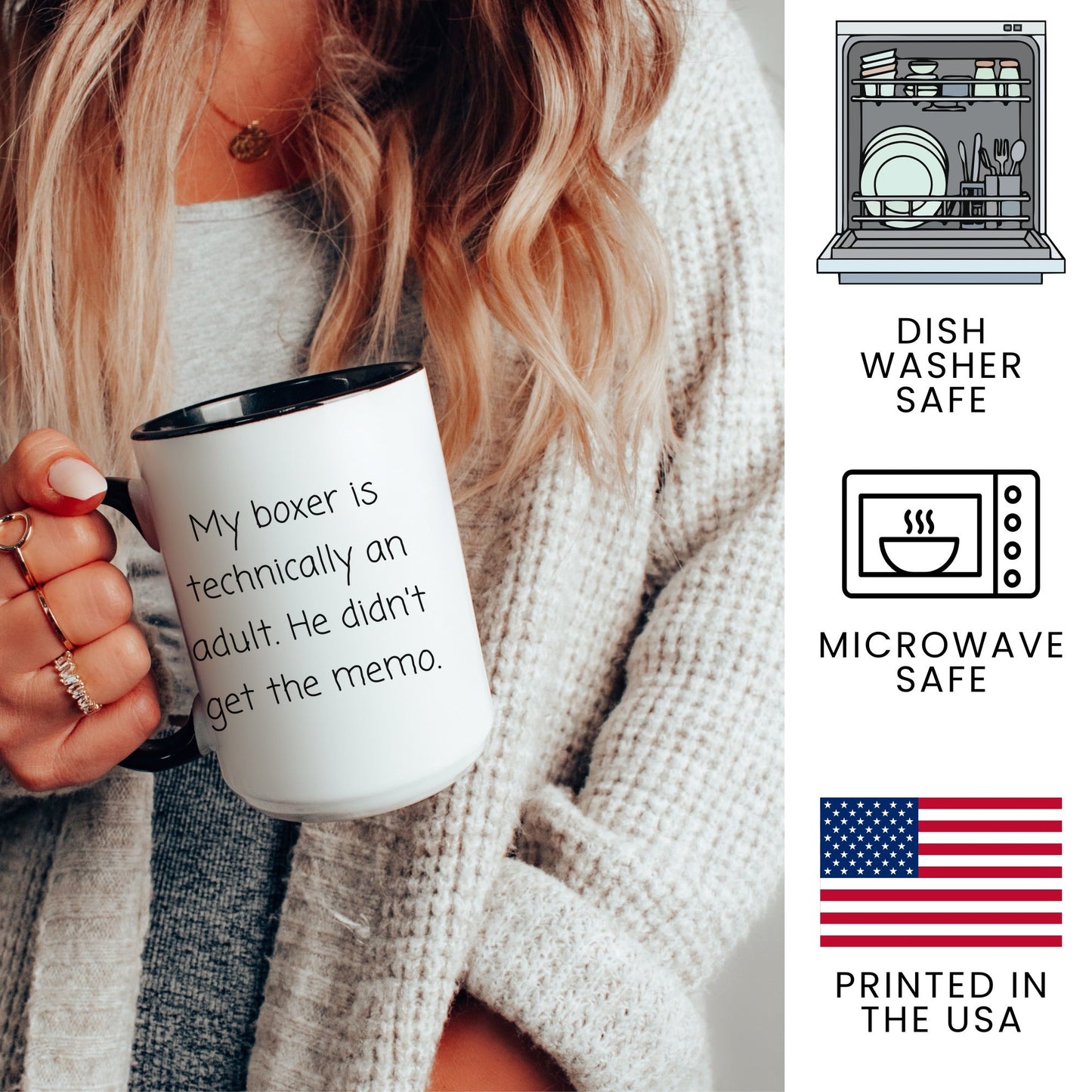 Boxer coffee mug