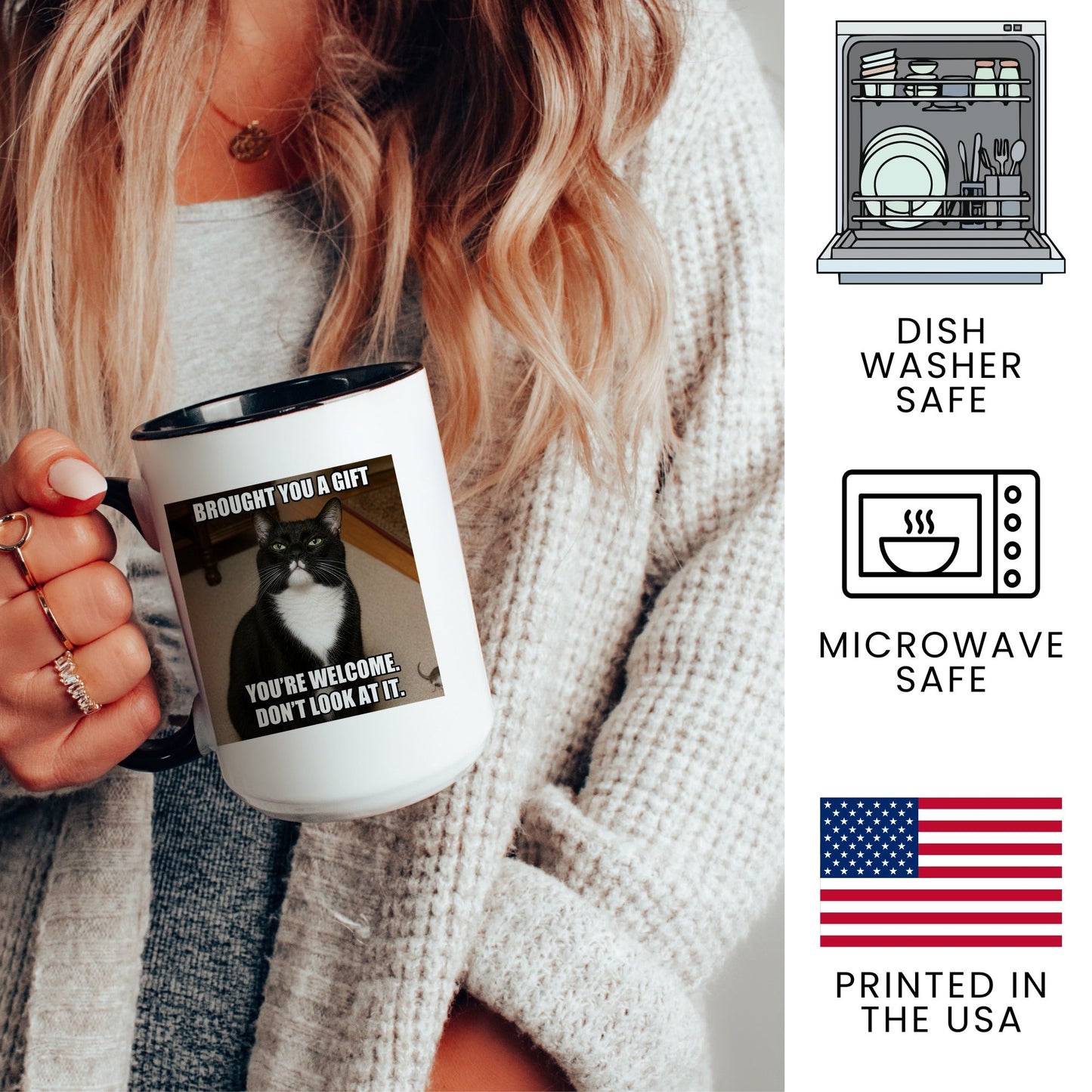 Brought You a Gift Cat Mug
