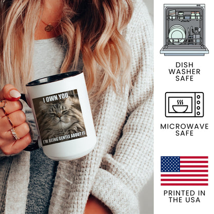 I Own You Cat Mug