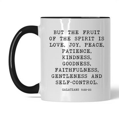 Fruit of the Spirit Mug – 11oz White/Black Mug