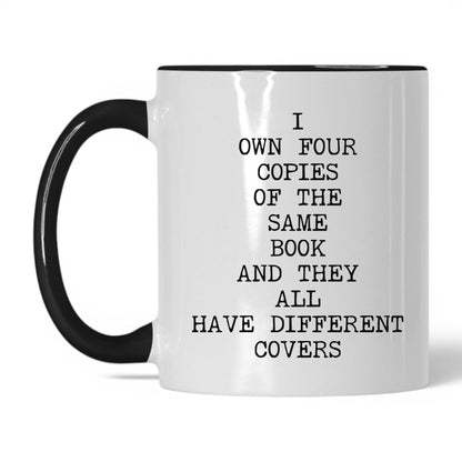 Four Copies Different Covers Coffee Mug