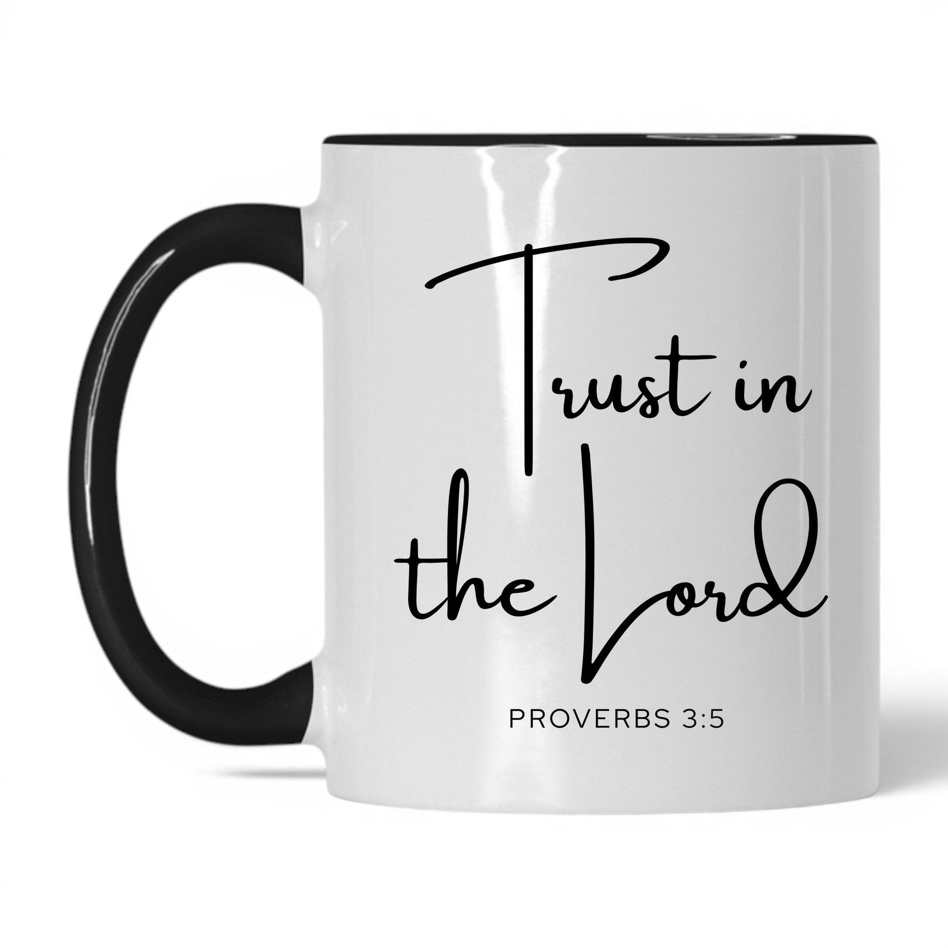 Lean Not on Your Own Mug – 11oz White/Black Mug
