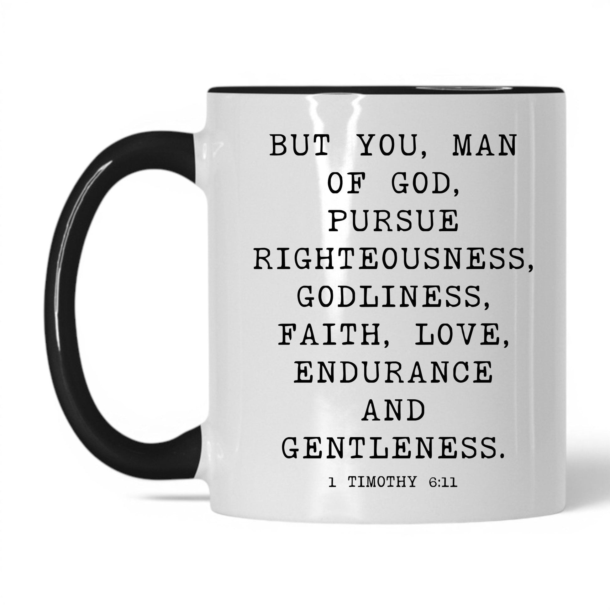 Man of God Mug – 11oz White/Black Mug