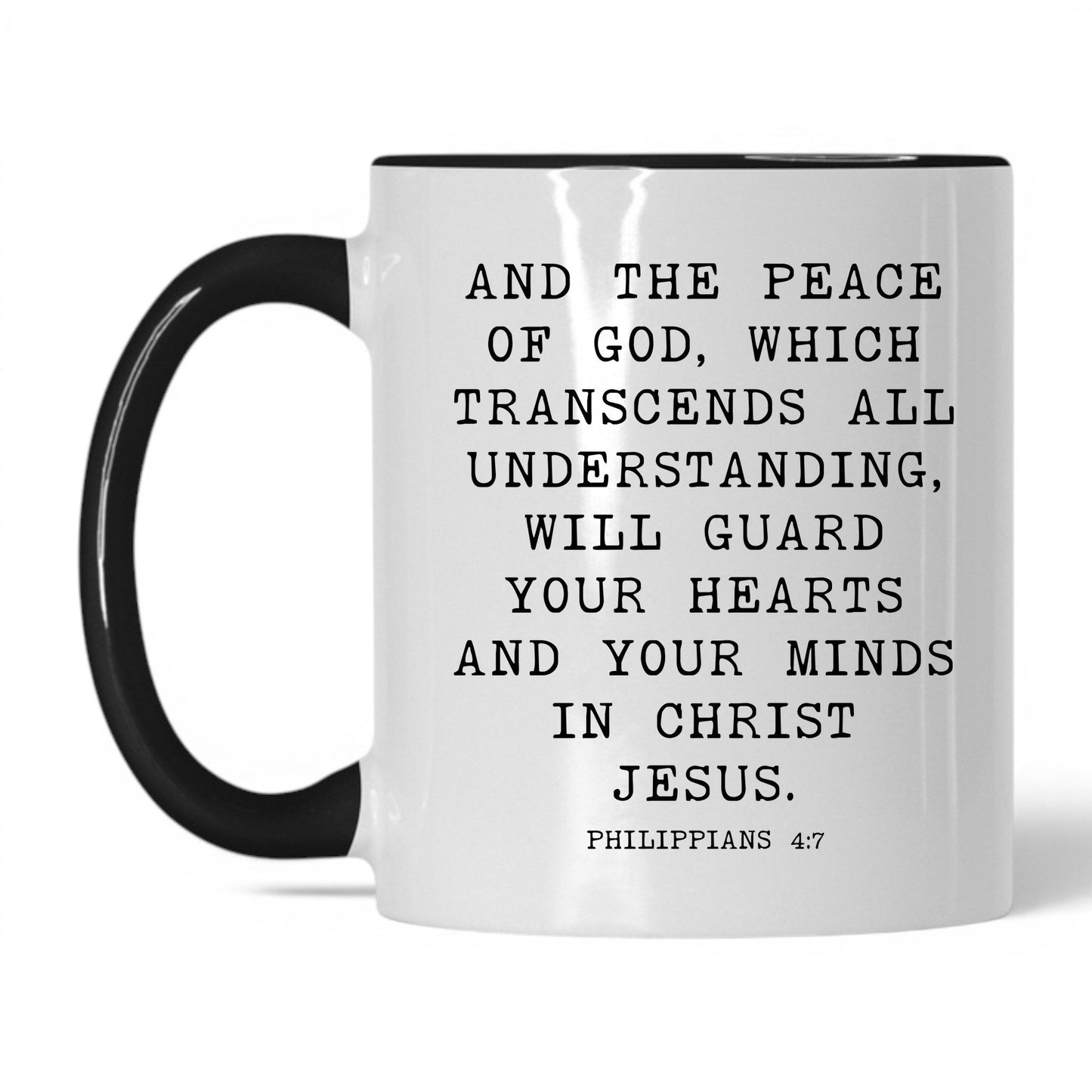 Peace of God Mug – 11oz White/Black Mug