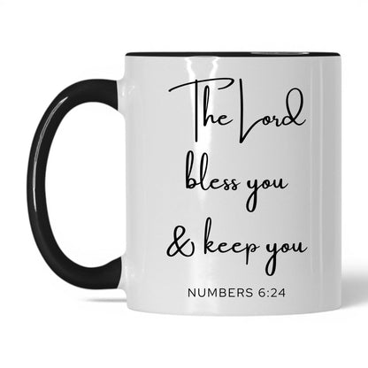 The Lord Bless You Mug – 11oz White/Black Mug
