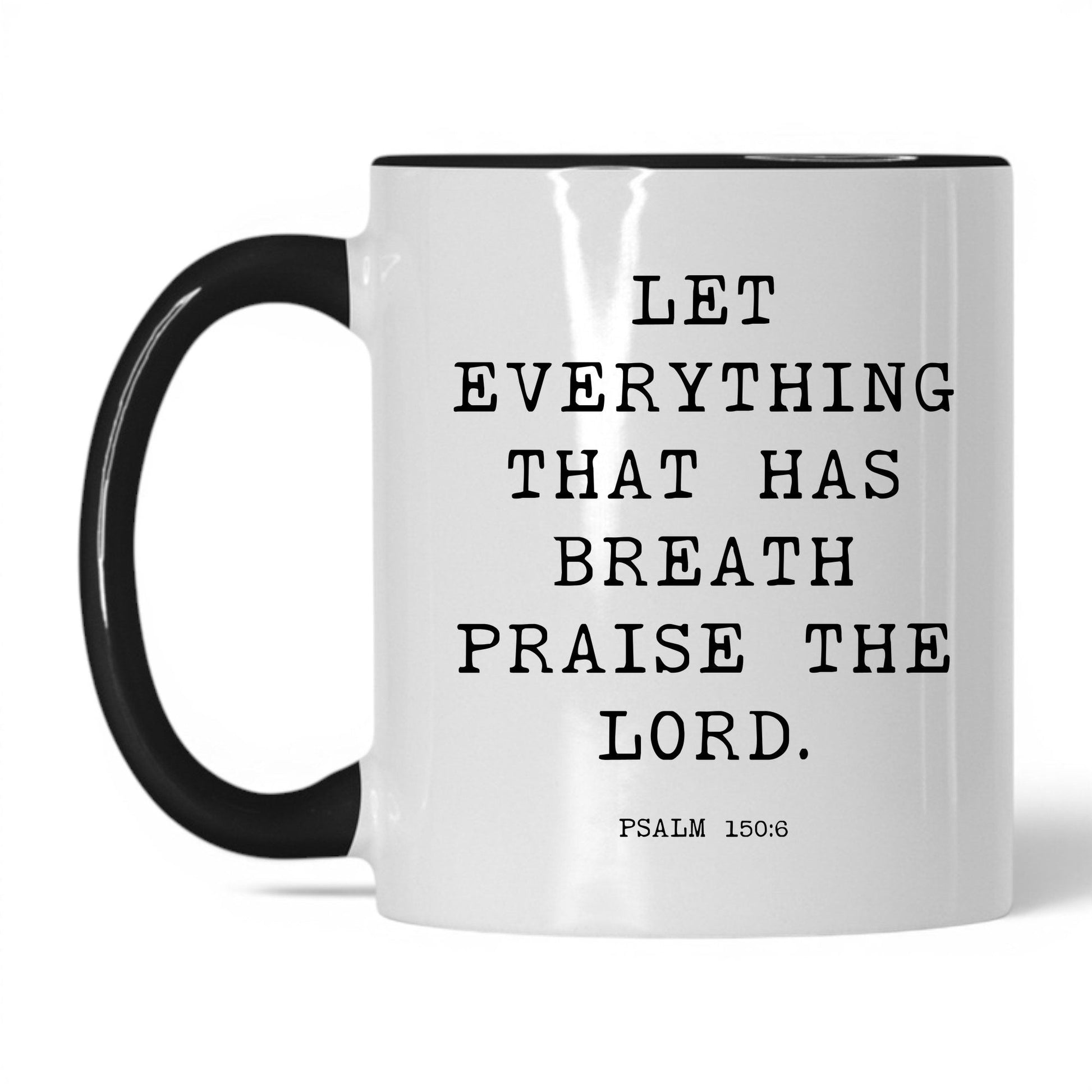Praise the Lord Mug – 11oz White/Black Mug