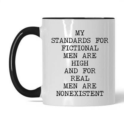 Standards for Fictional Men Coffee Mug