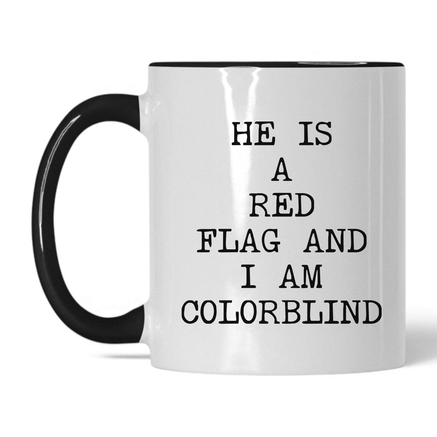 Red Flag and Colorblind Coffee Mug