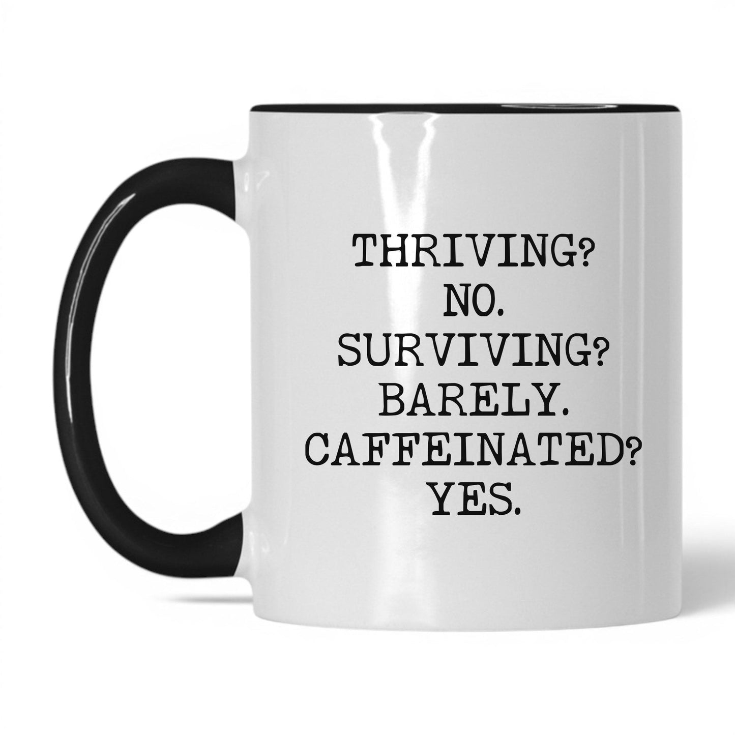 Surviving Barely Caffeinated Coffee Mug
