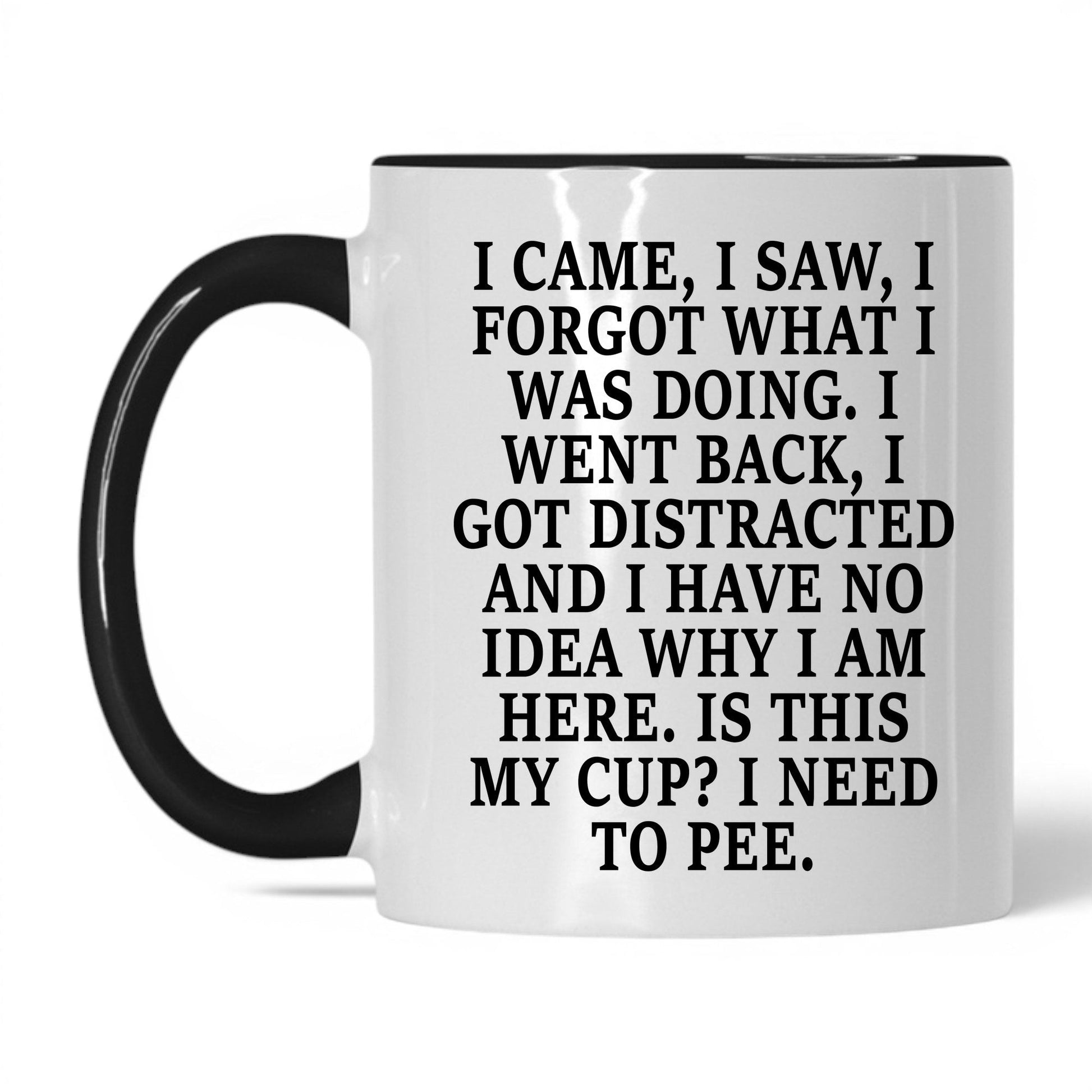 I Forgot What I Was Doing Mug – 11oz White/Black Mug