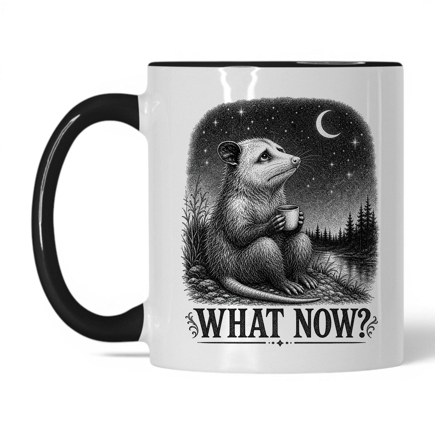What Now Opossum Coffee Mug