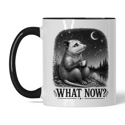What Now Opossum Coffee Mug