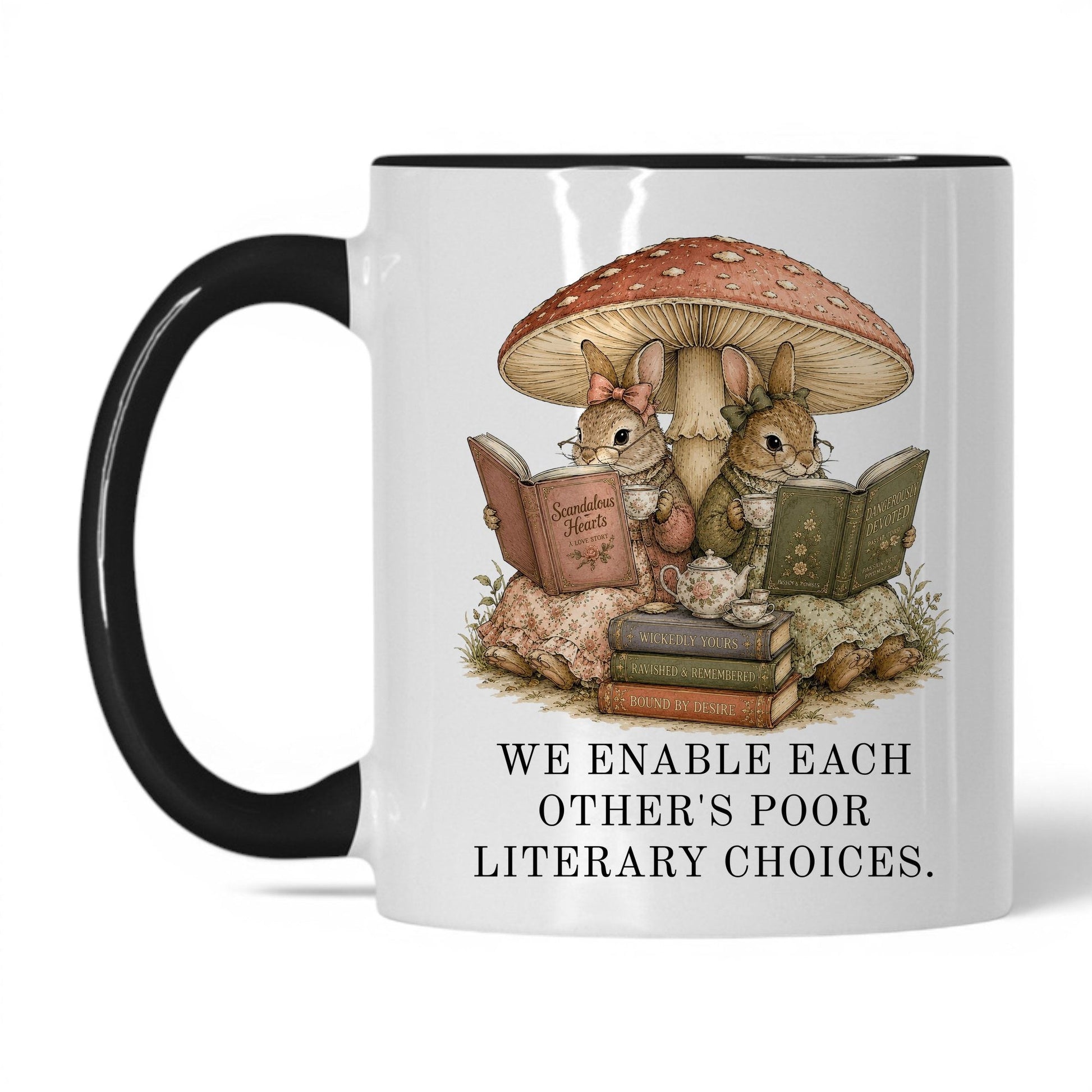 Poor Literary Choices Mug – 11oz White/Black Mug