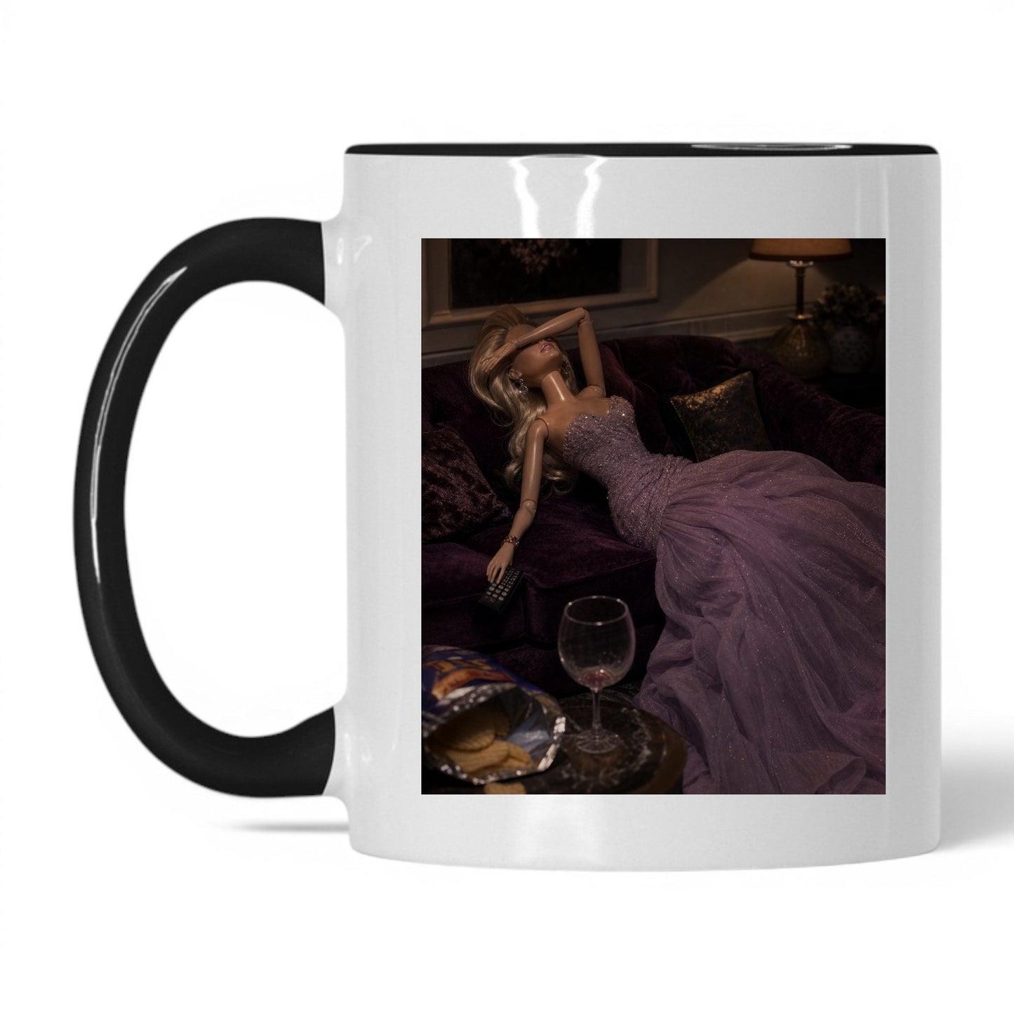Resting Doll Face Coffee Mug