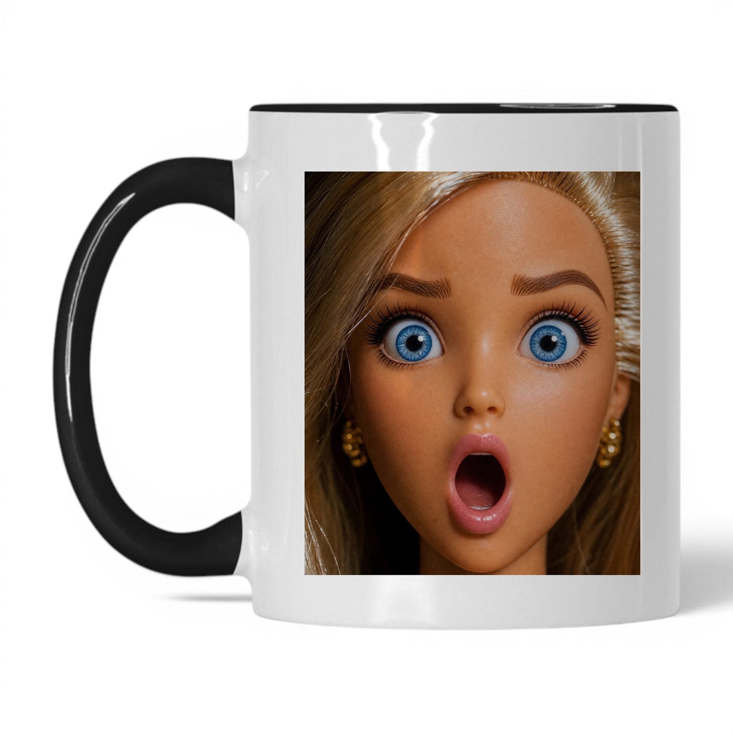 Offended Doll Face Coffee Mug