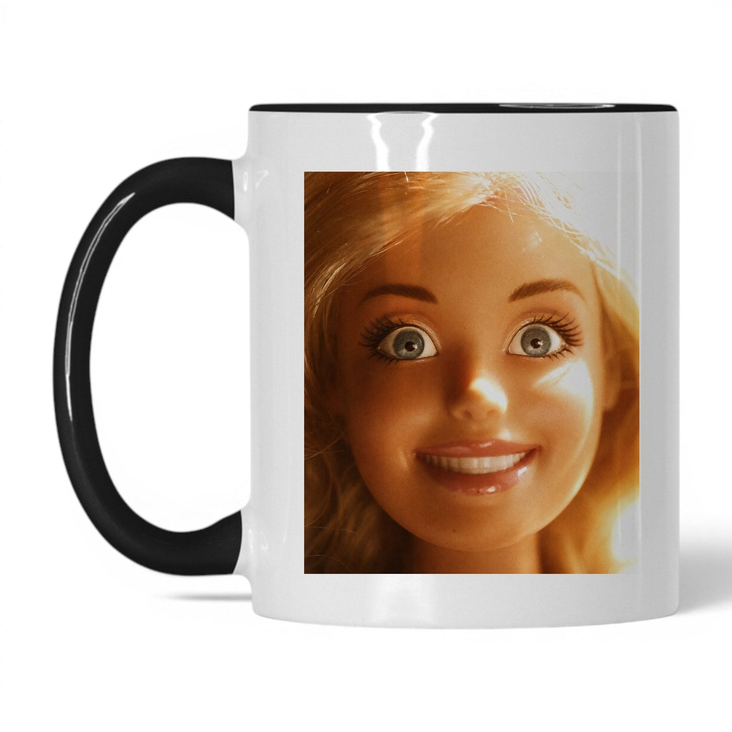 Unhinged Doll Face Coffee Mug