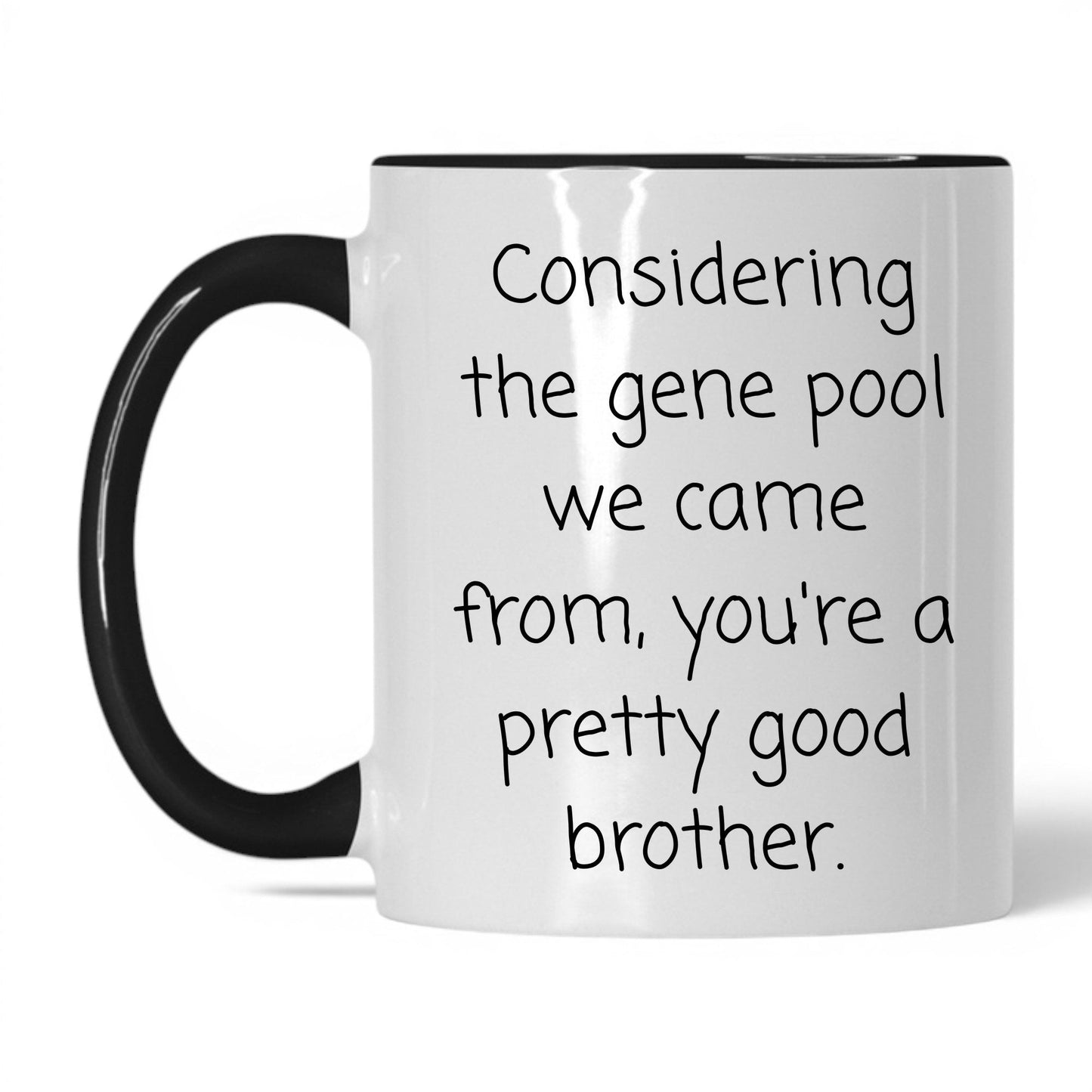 Pretty Good Gene Pool Mug – 11oz White/Black Mug