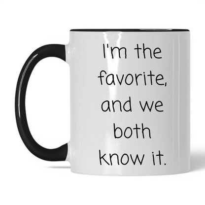 We Both Know It Mug – 11oz White/Black Mug