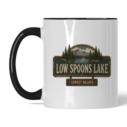 Low Spoons Lake Coffee Mug