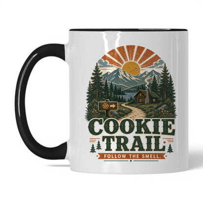 Cookie Trail Mug – 11oz White/Black Mug