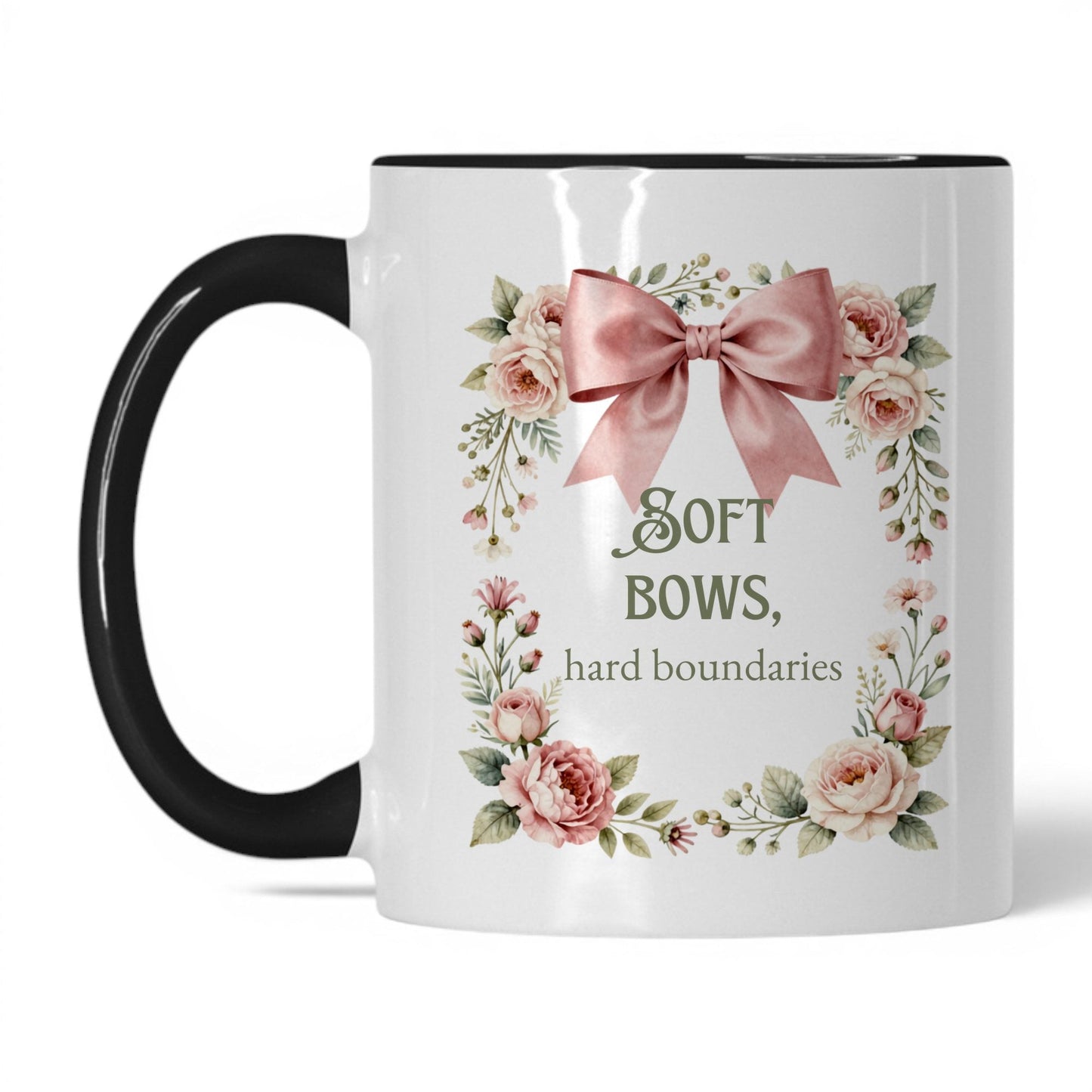 Soft Bows Hard Boundaries Coffee Mug