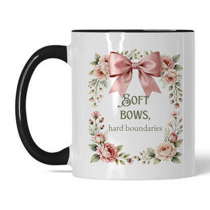 Soft Bows Hard Boundaries Coffee Mug