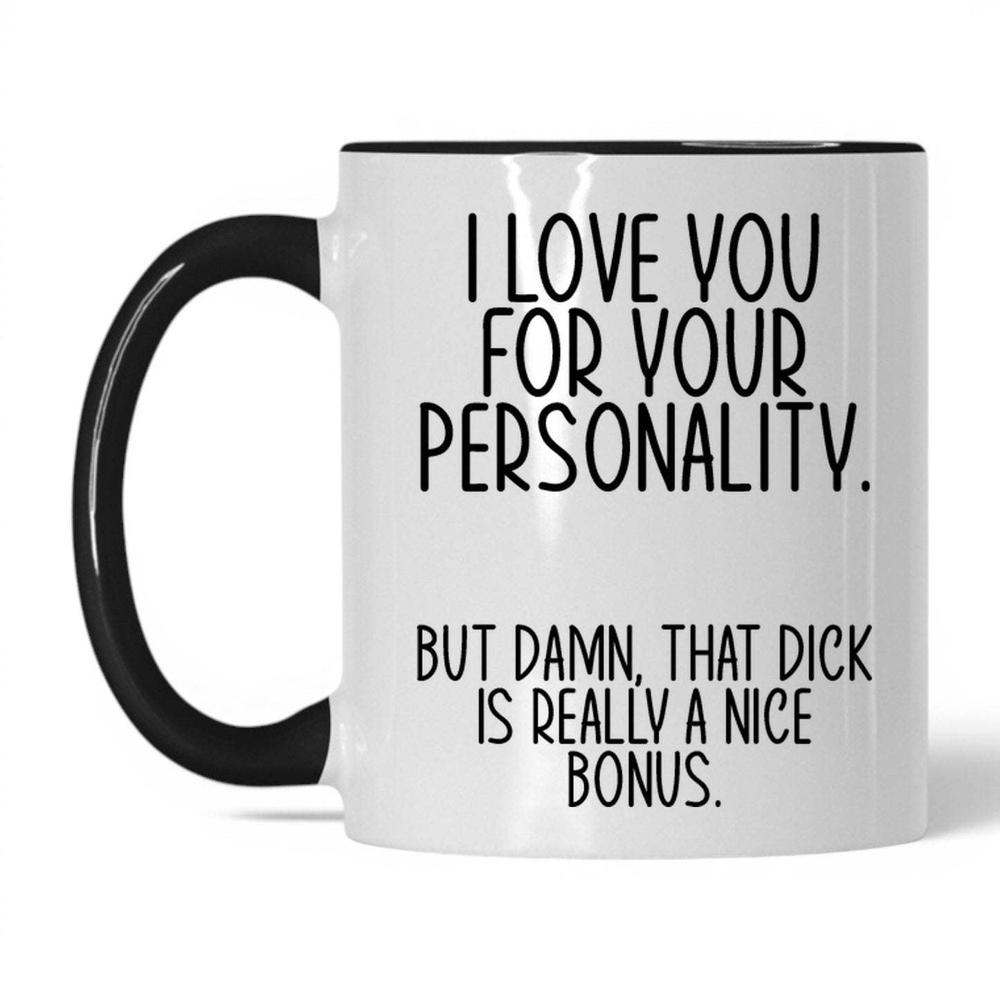 The Bonus Is Really Nice Mug – 11oz White/Black Mug