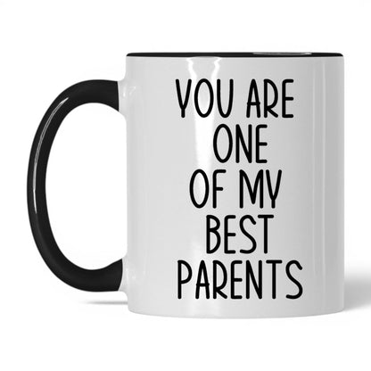 One of My Best Parents Mug – 11oz White/Black Mug