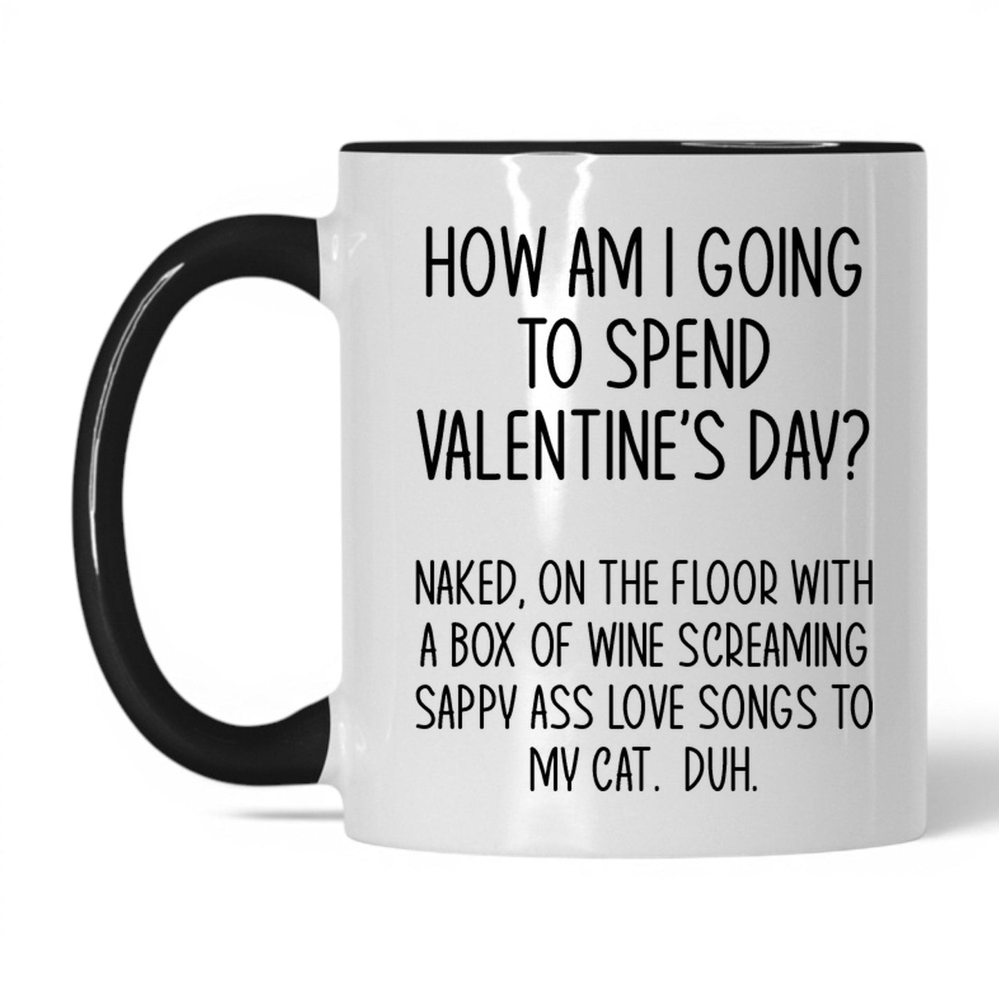 Wine and Screaming Into the Void Mug – 11oz White/Black Mug