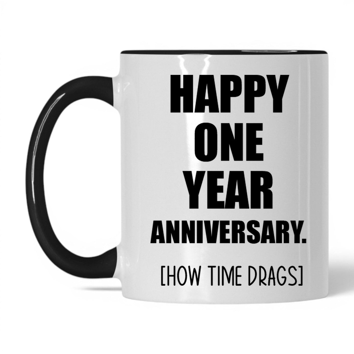 Happy Anniversary How Many Drinks Mug – 11oz White/Black Mug