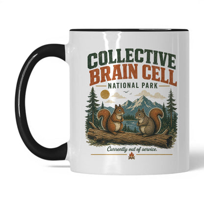 Collective Brain Cell National Park Mug – 11oz White/Black Mug