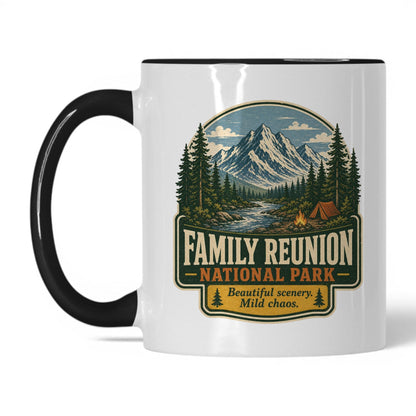 Family Reunion National Park Mug – 11oz White/Black Mug